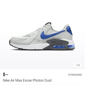 Men’s Nike Air Max Excee Photon Dust size 10.5